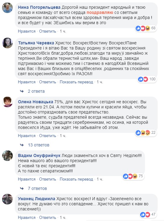 Пасха 2019: Зеленский поздравил украинцев с праздником