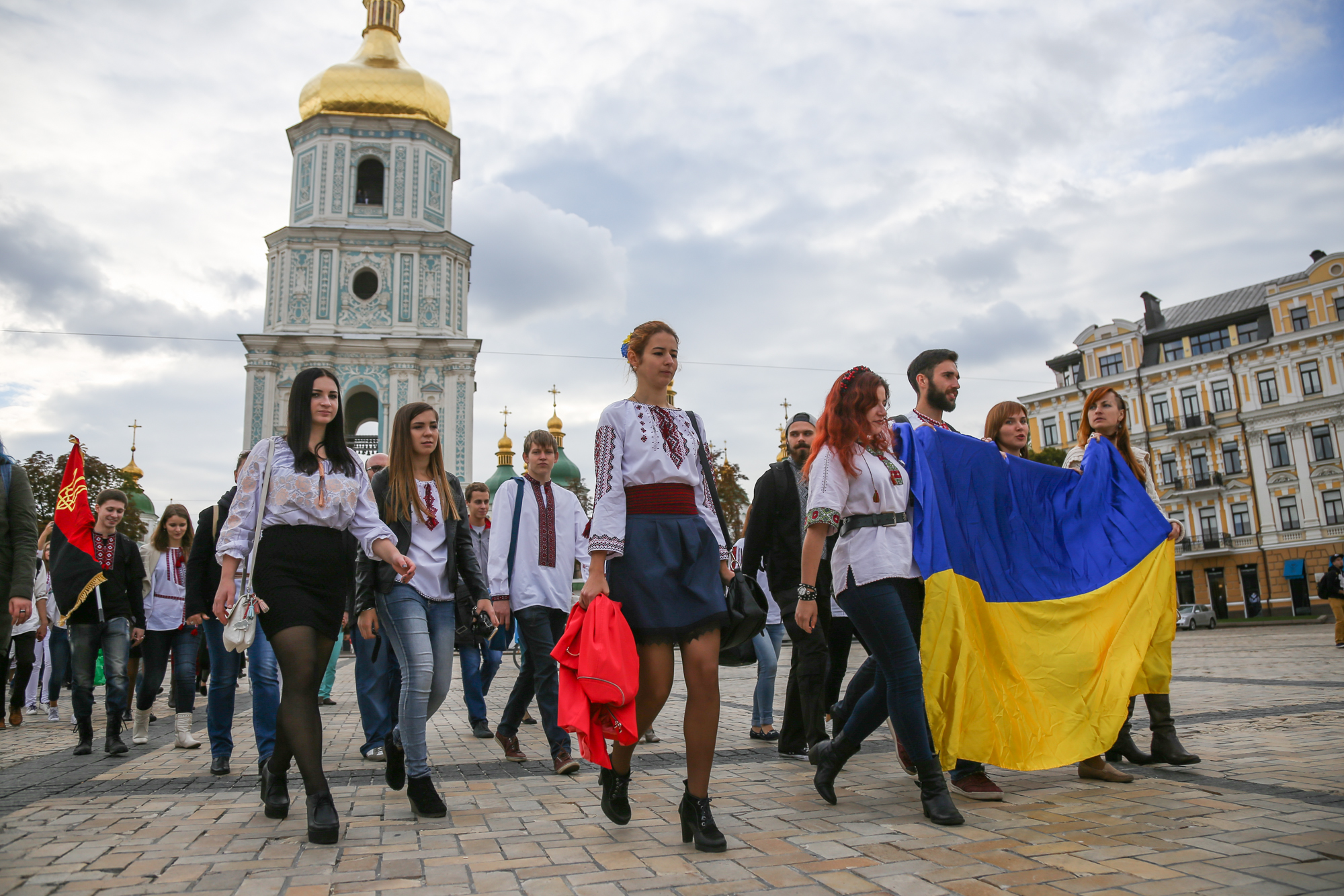 Марш у вишиванках в Києві