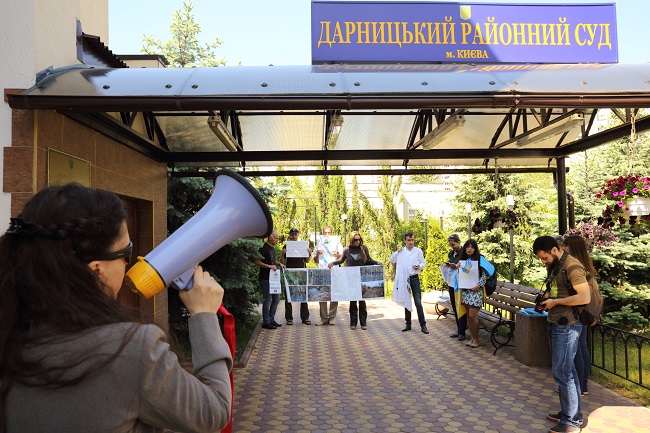 Решение Дарницкого суда по делу незаконной застройки на месте озера Утиное