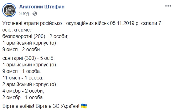 Бойовики на Донбасі понесли великі втрати: оприлюднений список