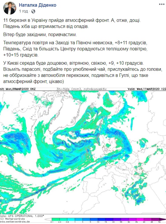В Україну йде похолодання і мерзенна погода: з'явилися нові карти