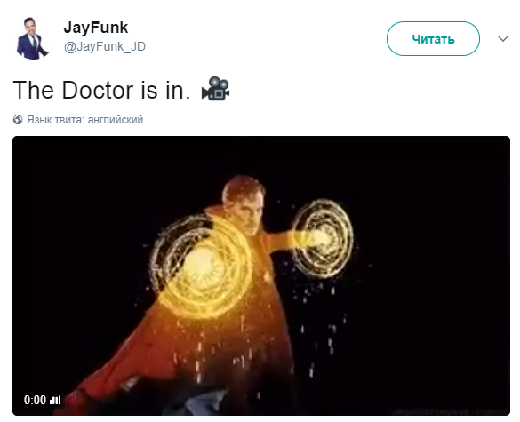 Бенедикт Камбербэтч появился на сьемках "Мстителей: Война бесконечности"