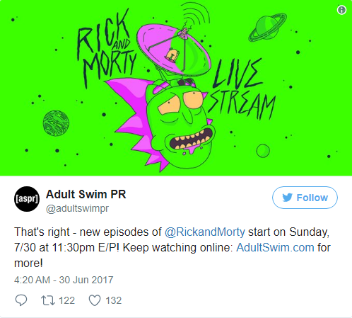 Стала известна дата премьеры 3 сезона "Рика и Морти"