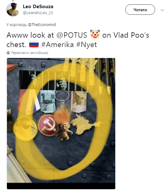 "Царя" на кол!": британский журнал эпично потроллил Путина