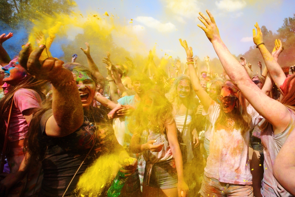 Фестиваль Холи в Киеве
