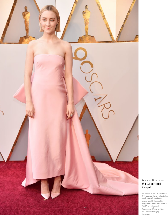 Сирша Ронан на красной дорожке