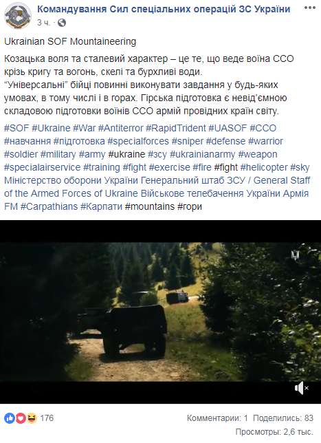 "Крізь вогонь та воду": українські військові показали гірську підготовку (вражаюче відео)