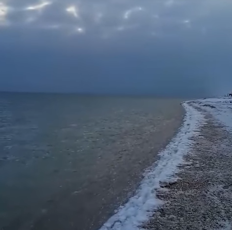 Льодовиковий період: Азовське море почало замерзати (відео)