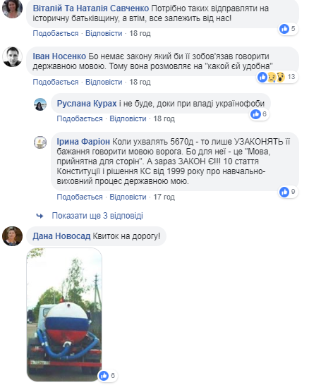 "Гидота у всій красі": Фаріон про мовний скандал в дитсадку Одеси