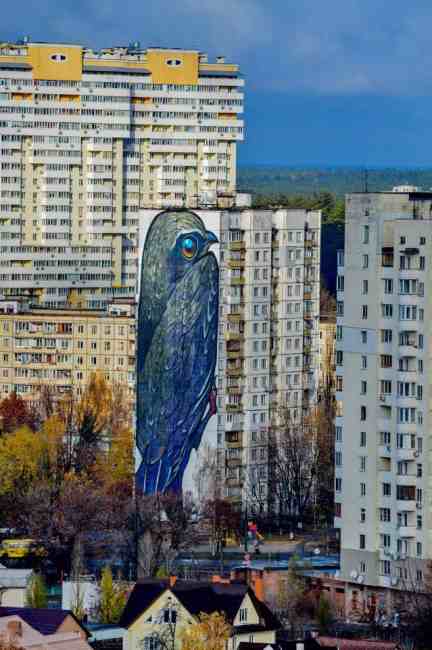 &quot;Моя любимая птица&quot;: киевляне шокированы уничтожением мурала (фото)