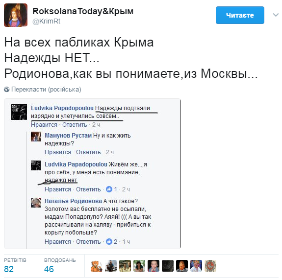 Россияне не хотят кормить Крым