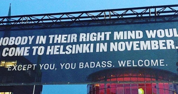 В Финляндии туристов хвалят за храбрость