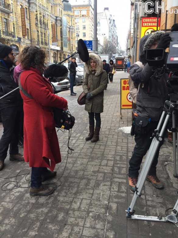 Ванесса Паради тайно прилетела в Киев на съемки