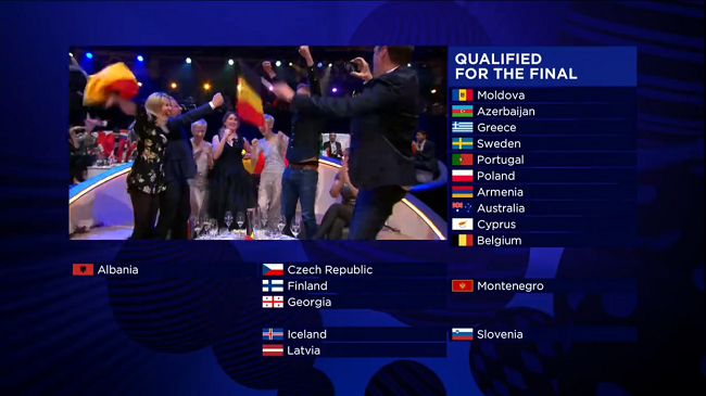 Победители первого полуфинала Евровидения 2017