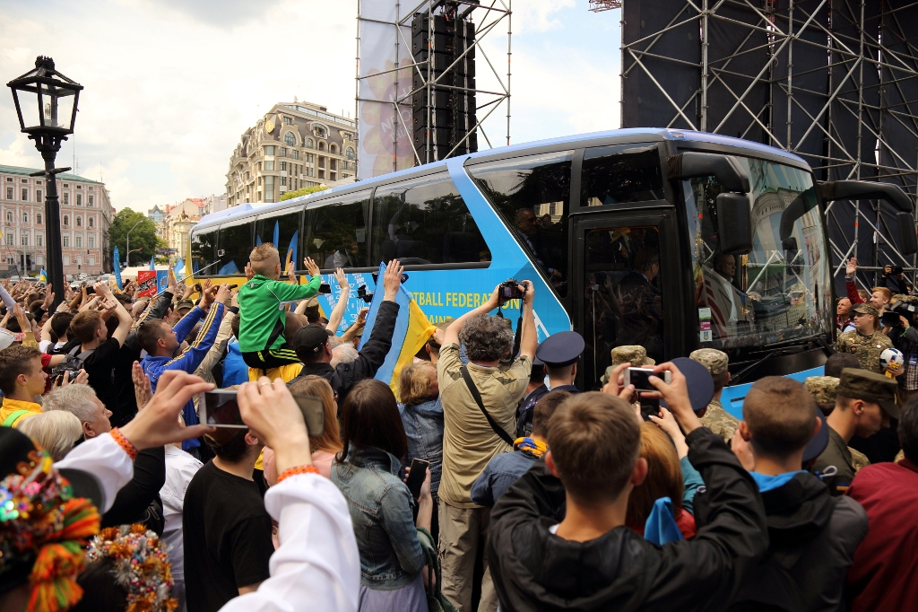 Сборная Украины едет на Евро 2016