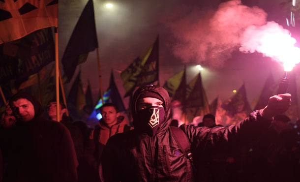 "Марш нации" в Киеве: активисты потребовали отказаться от выборов на Донбассе