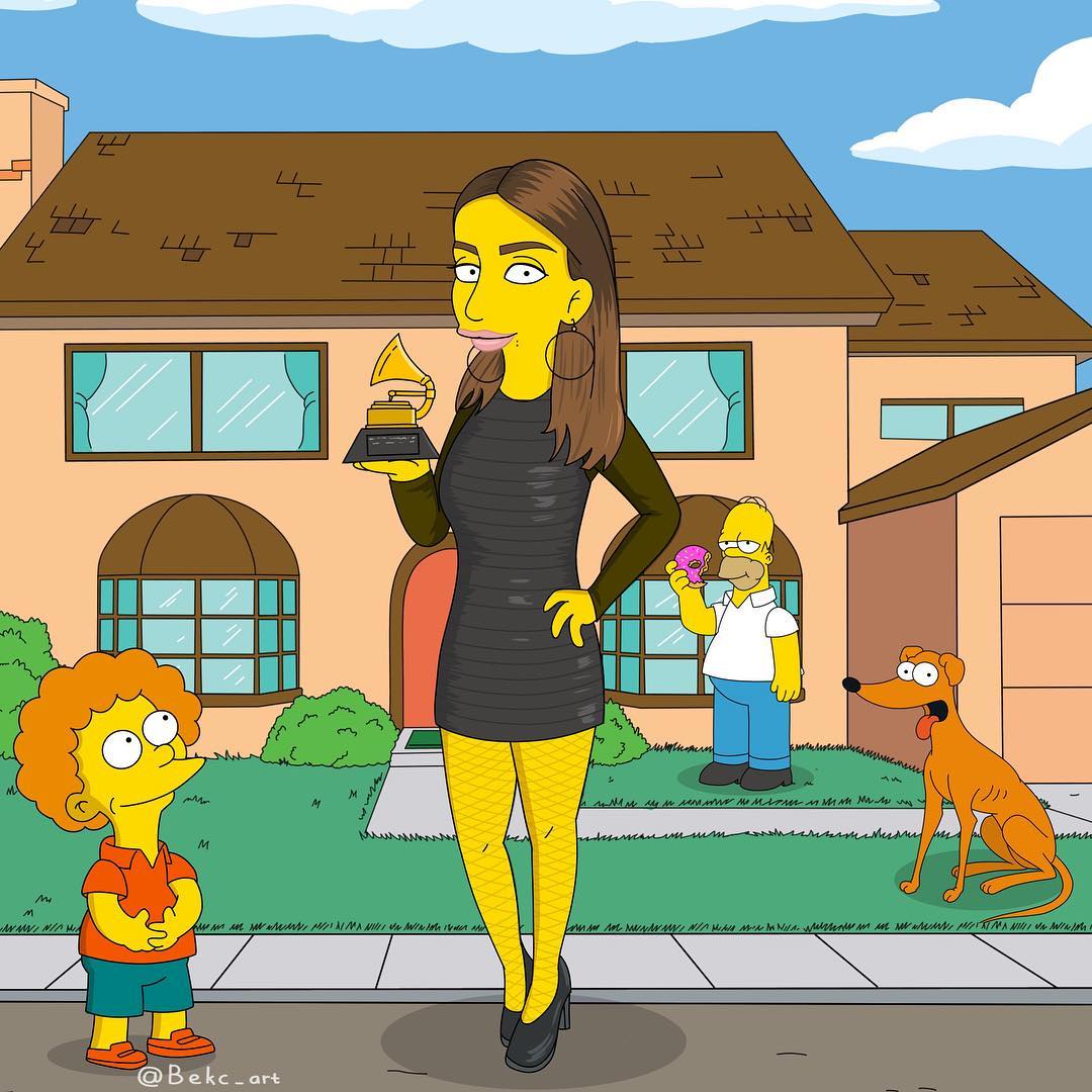 Грэмми в Спрингфилде: Ани Лорак стала героиней "Симпсонов"