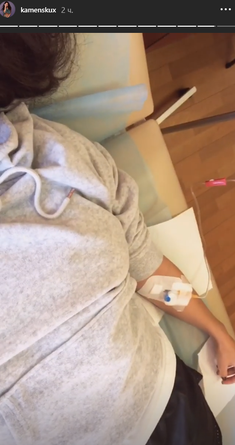 "Зробила собі крапельницю": Настя Каменських потрапила до лікарні (фото)