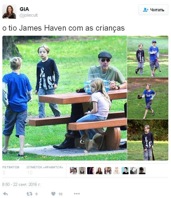 Детей Анджелины Джоли воспитывает старший брат