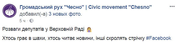 "Розваги депутатів": в мережі показали, чим займаються народні обранці на робочих місцях