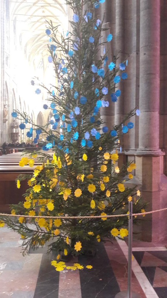 В кольорах прапора: у Чехії зворушливо привітали українців з Новим роком (фото)