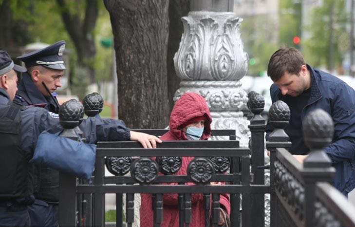 Нищие под Радой