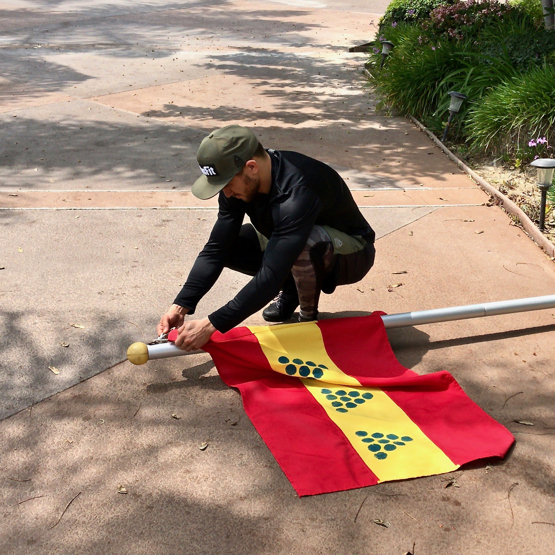 Ломаченко поднял в США неожиданный флаг – не украинский (фото)