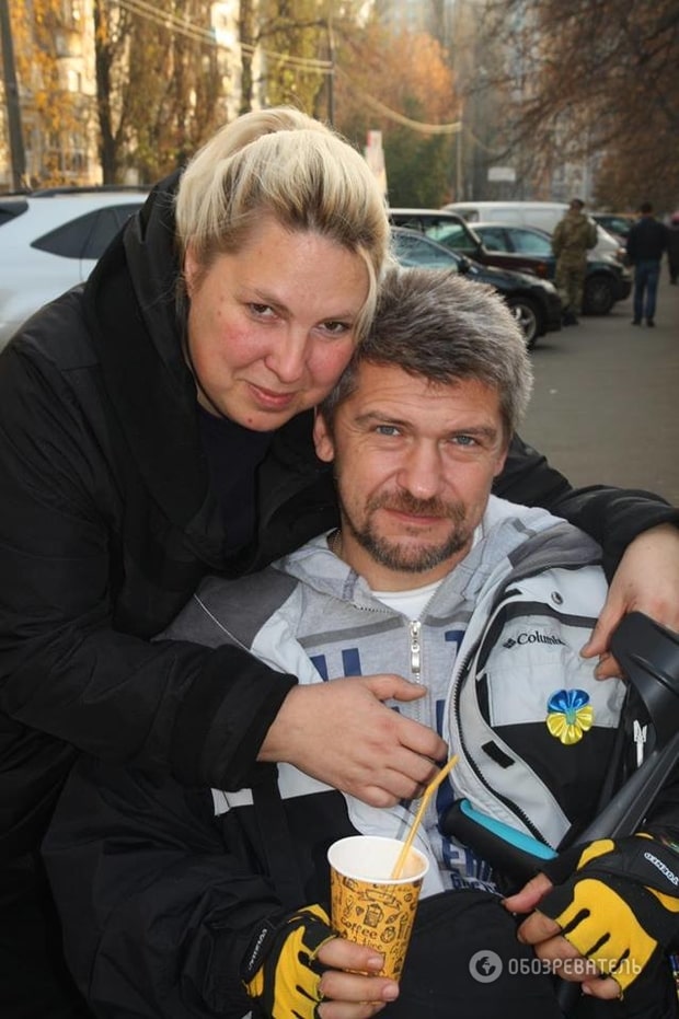 Владимир Донос с женой Ярославой