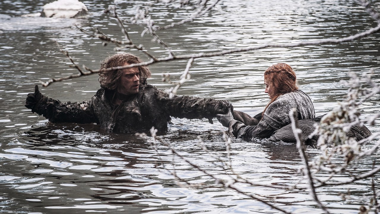 Грейджой и Старк в 1 серии 6 сезона