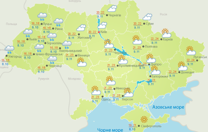 Сильні дощі та грози: синоптики дали невтішний прогноз