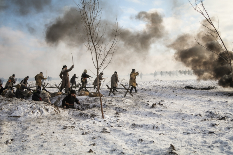 &quot;Крути 1918. Захист&quot;: украинские бойцы снимаются в историческом фильме