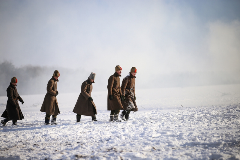 &quot;Крути 1918. Захист&quot;: украинские бойцы снимаются в историческом фильме