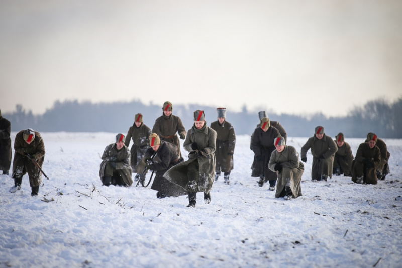 &quot;Крути 1918. Захист&quot;: украинские бойцы снимаются в историческом фильме