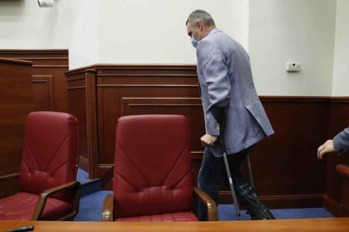 Віталій Кличко отримав важку травму: з'явилося фото