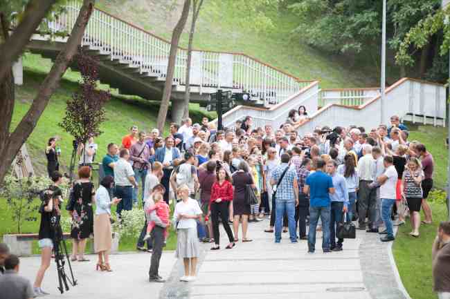 В Киеве после реконструкции открыли ступеньки на Пейзажную аллею (фото)