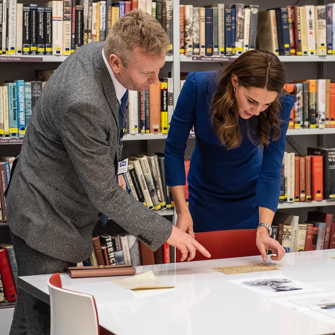 Герцогиня Кембриджская в Имперском военном музее 