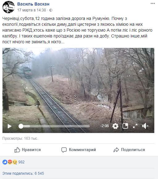 В сети показали, как из Украины вагонами вывозят в Европу лес (видео)