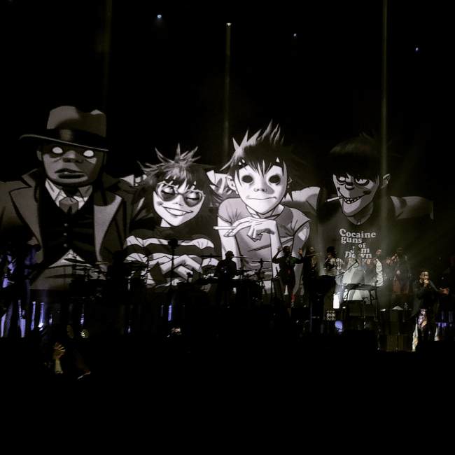 "Дякую, Київ!" Культовые Gorillaz восхитили украинцев (фото, видео)