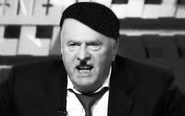 Жириновский в образе Гитлера