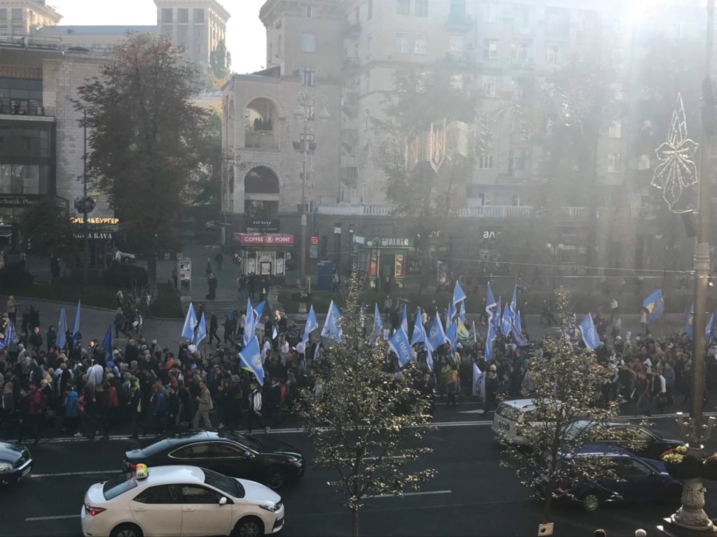 &quot;Работу, зарплату, достойную жизнь&quot;: в центре Киева проходит митинг федерации профсоюзов
