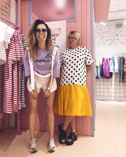 Надя Дорофеева с мамой Ольгой