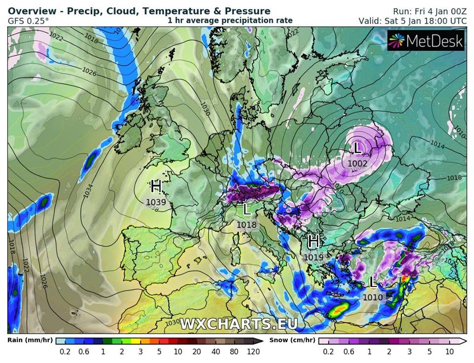Возможны метели: синоптик предупреждает об ухудшении погоды 5 января