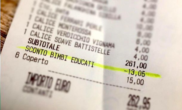 Італійський ресторатор вводить моду на слухняних дітей