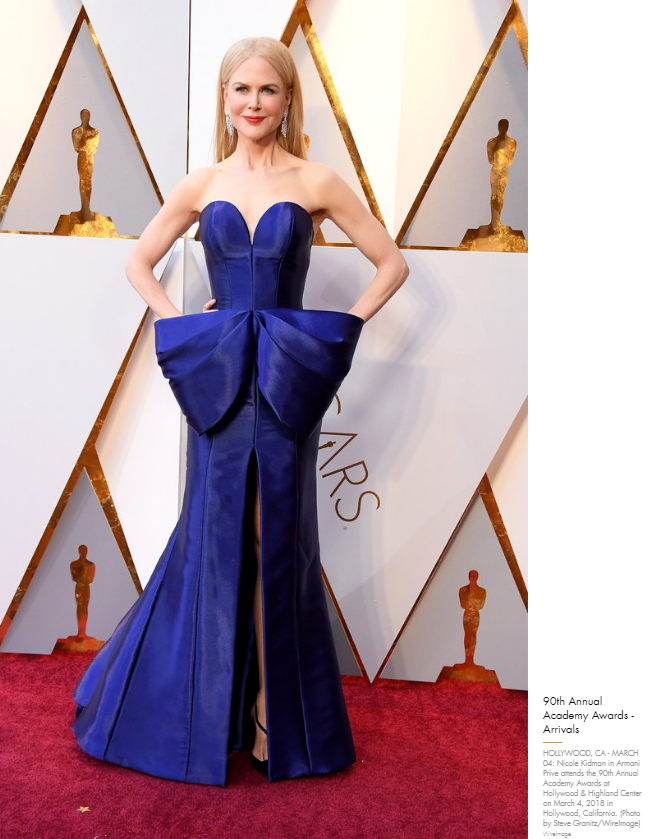 Николь Кидман на красной дорожке Оскар 2018 