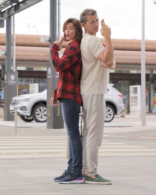 Алина Астровская и Коля Серга