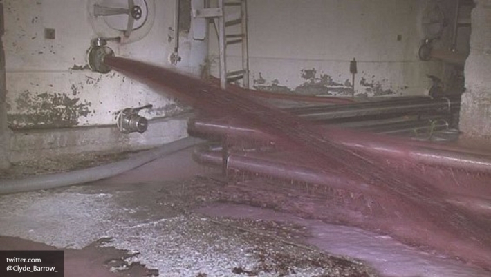 Вулиці французького міста затопило вином