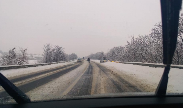 Снежный апокалипсис: Закарпатье заметает снегом (фото)