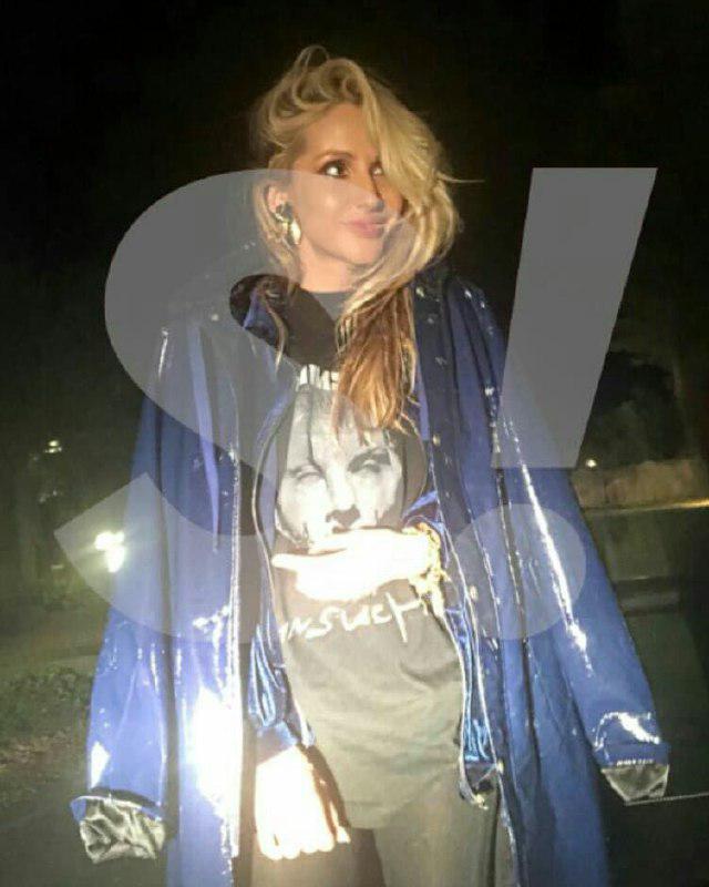 Беременная Лобода надела футболку с изображением возможного отца ребенка (фото)