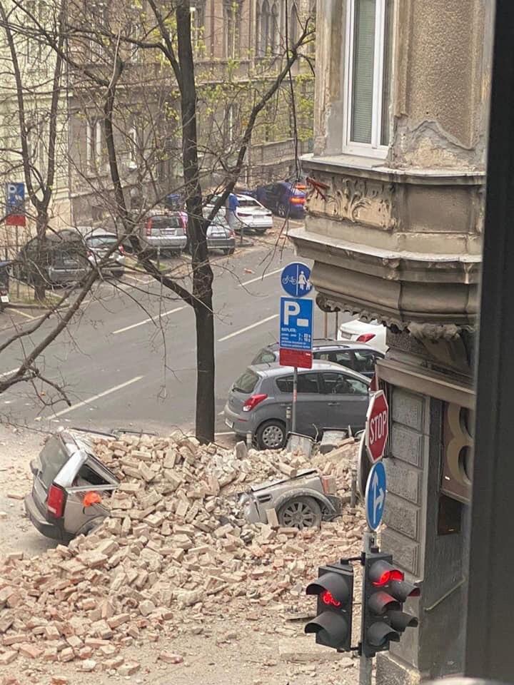 Сильное землетрясение разрушило столицу Хорватии: страшные фото
