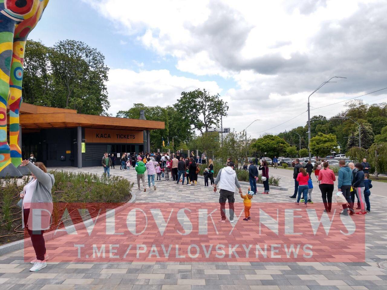 Открытие зоопарка в Киеве вызвало небывалый ажиотаж: толпы людей стояли без масок